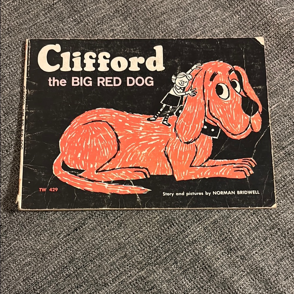 Clifford the Big Red Dog Book Vintage Copyright 1963   Birdwell